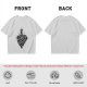 Olive T-Shirt With Four Animal Crest Graphic Design