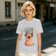 Olive T-Shirt With Funny Pug Graphic And 'I May Be Stupid' Text