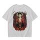 One Piece Luffy Graphic Print Olive T-Shirt