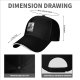 Black baseball cap with Kiki's Delivery Service The Magician tarot print
