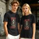 Respect Dungeon Master Grim Reaper Skull Graphic T-Shirt