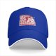 Black Baseball Cap With Support Your Local Pizza Dealer Print