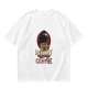 Olive Graphic T-Shirt With Crow Coffee Mug 'Too Murdery Coffee' Print