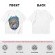Olive T-Shirt With Rocking Stone Alien Robot And Amaze Text Print