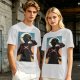 Olive Anime Character Silhouette Graphic T-Shirt