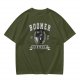 Olive Graphic T-Shirt With Boomer Tech Academy Print
