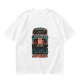 Olive t-shirt with 'I woke up in a good mood and then people happened' grumpy cat print