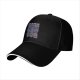 Black baseball cap with 'Mood of the Day' dragon emotion grid print