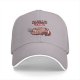 Black baseball cap with Christmas cat 'All I need for Christmas is food' print