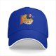 Black Baseball Cap With Playful Ramen Bowl Graphic Design