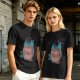Olive T-Shirt With Cookie Monster Cookie Jar Graphic