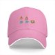 Black Baseball Cap With Cat Earth Fire Graphic Design