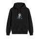 Black Hoodie With Dreamcatcher Blue Artwork Print