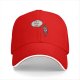 Black Baseball Cap With I'm A Little Chili Cartoon Pepper Design