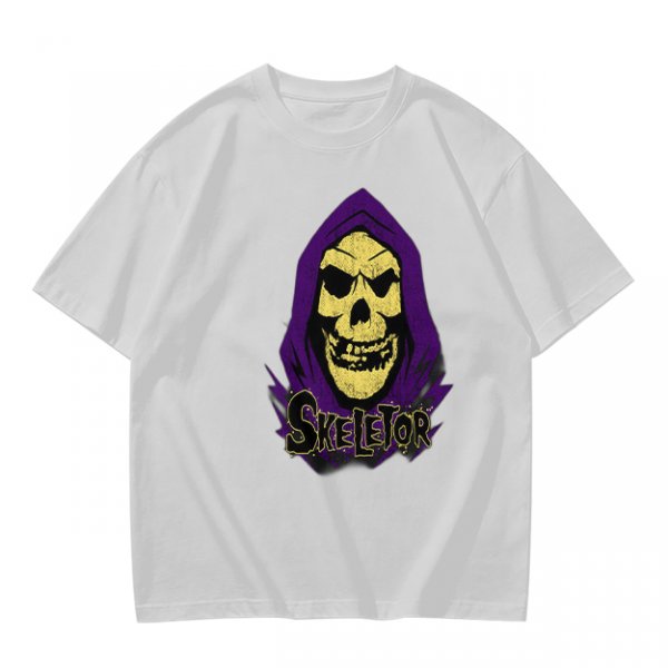 Olive T-Shirt With Skeletor Graphic Print