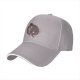 Black Baseball Cap With Yin Yang Koi Fish Red Circle Artwork