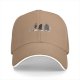 Black Baseball Cap With Studio Ghibli Character Silhouette Print