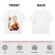 Anime Fire Bender Silhouette Graphic T-Shirt