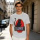 Olive T-Shirt With Black Cat Rawr Dinosaur Parody Graphic