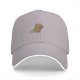 Black Baseball Cap With Capybara Wearing Glasses Graphic