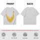 Olive Green T-Shirt With Large Banana Peel Graphic Print