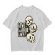 Olive Graphic T-Shirt with Live Laugh Love and Stacked Skulls