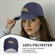 Black baseball cap with capybara snack box graphic
