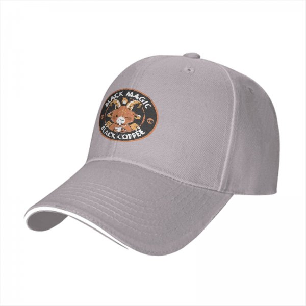 Black Magic Black Coffee Goat Graphic Baseball Cap