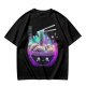 Olive T-Shirt With Galaxy Ramen Bowl Kawaii Graphic