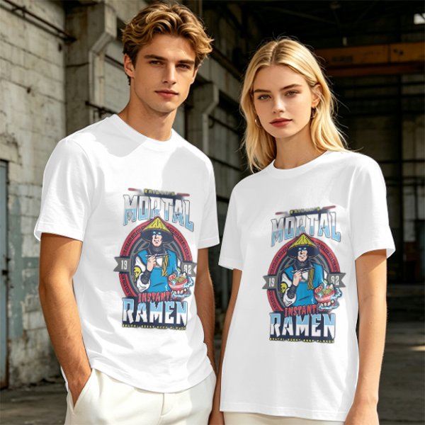 Mortal Instant Ramen Graphic Tee for Gaming Fans