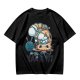 Olive T-shirt with Tangled Orange Cat Yarn It Print