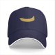 Black Baseball Cap With Banana Graphic Print