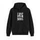 Black hoodie with 'I Want Your Skull' graphic print