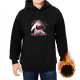 Black hoodie with Phyrexian themed 'Phyrex Yourself' graphic print