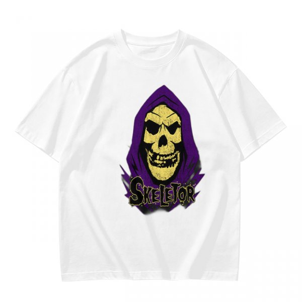 Olive T-Shirt With Skeletor Graphic Print