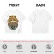 Olive Green T-Shirt With Retro Send Noods Ramen Bowl Graphic