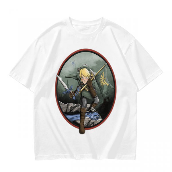 Olive Green T-Shirt With Legendary Hero Art Print