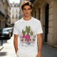Olive Graphic T-Shirt With Evil Vegetable Characters Design