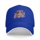 Black baseball cap with Hellfire Club The Freak graphic print