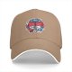 Black baseball cap with soccer panda and bear 'Goal Getters' graphic