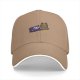 Black baseball cap with chocolate cat graphic design