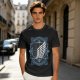Olive T-Shirt With Attack on Titan Survey Corps Wings Print