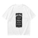Olive Green T-Shirt with Dad Jokes Whiskey Label Style Graphic