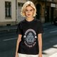 Olive Graphic T-Shirt with Shitstorm Survivors Club Cartoon Print