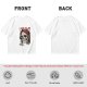 Olive Graphic T-Shirt with Skull and 'I Love My Job' Print