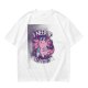 Olive t-shirt with axolotl 'I need to relaxolotl' graphic