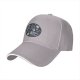 Black Baseball Cap With Dinosaur Fossil Archaeological Print
