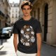 Olive T-Shirt With Cute S'mores Cat Graphic Design