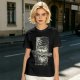 Olive T-shirt with One Piece Zoro Bandana Sword Print