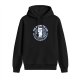 Black hoodie with grumpy cat 'The Meowlem Era' graphic